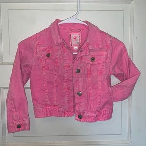 Pink Gymboree Corduroy/Jean Jacket